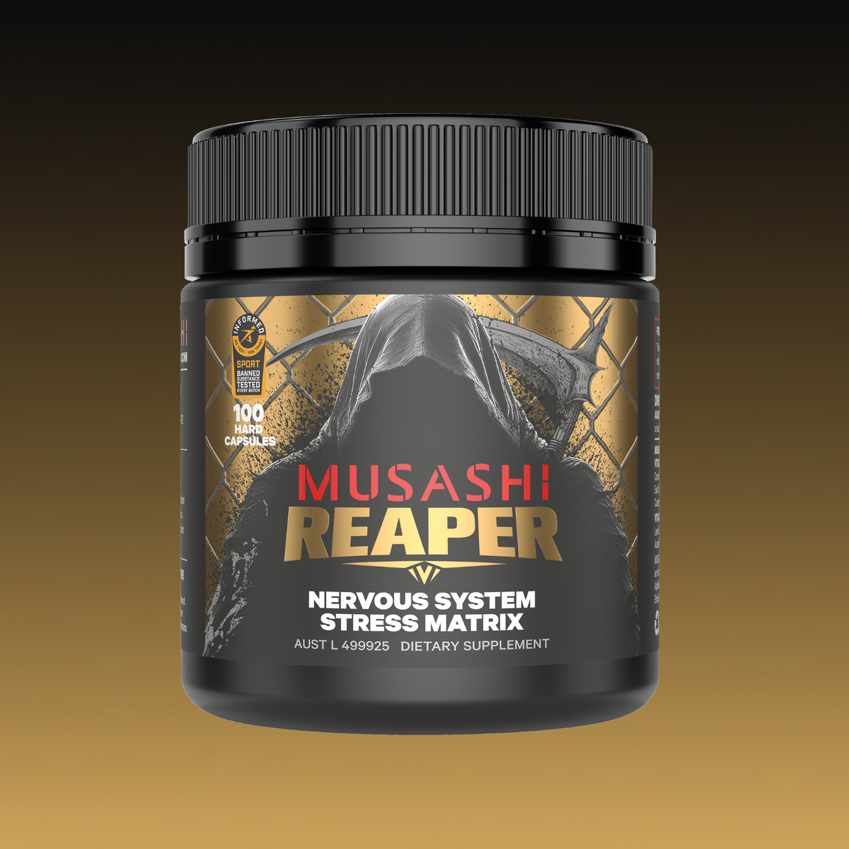 REAPER NERVOUS SYSTEM STRESS MATRIX 100 Capsules – Musashi