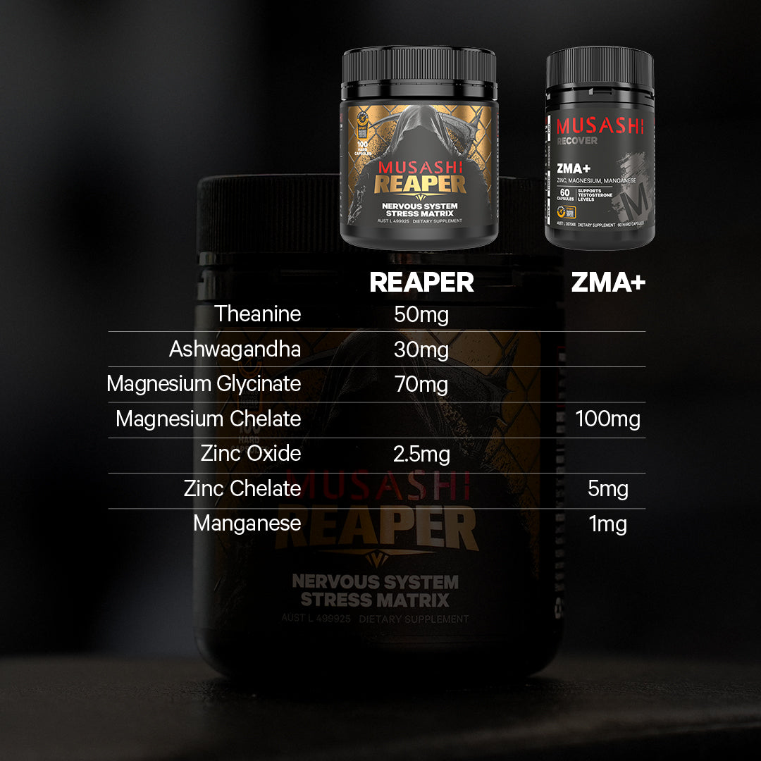 Musashi Supplements REAPER NERVOUS SYSTEM STRESS MATRIX 100 Capsules