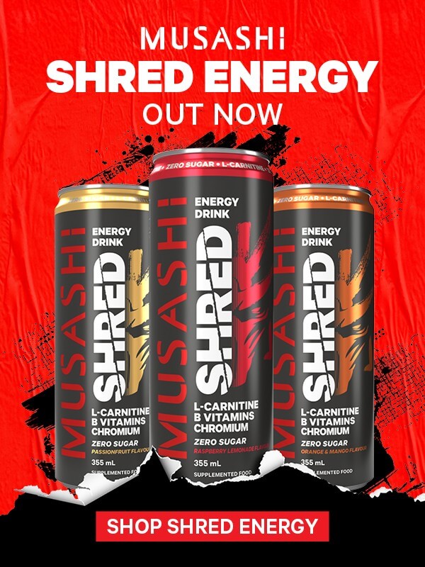 Musashi NEW Shred Energy Drink